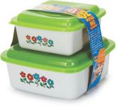 CONJUNTO de POTES VERDE MG 2 PEÇAS. Cod.625