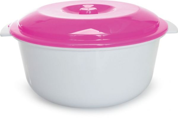 SALADEIRA BRANCA COM TAMPA - 5,5 LITROS. Cod.927